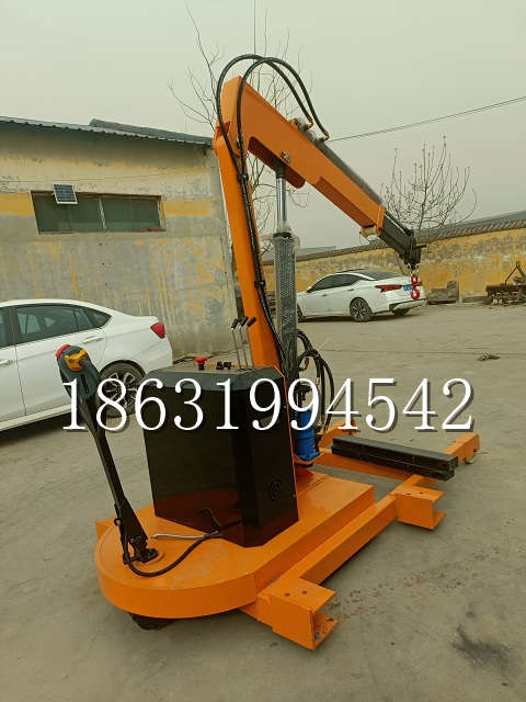 彰化市自卸车厢随车吊 自制轮式四不像起重机 四驱平板吊 5吨 贵盛